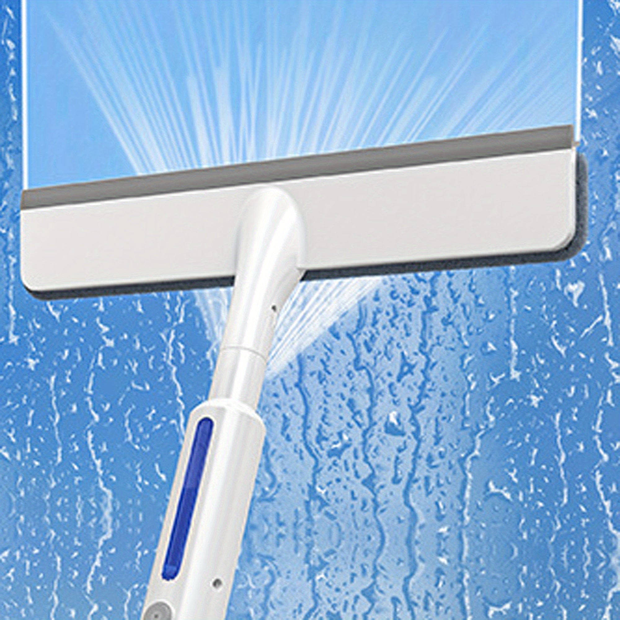 Squeegee for Window Cleaning with Spray, 3-in-1 Double-Sided Spray Expansion Window Cleaner, Squeegee for Glass Window