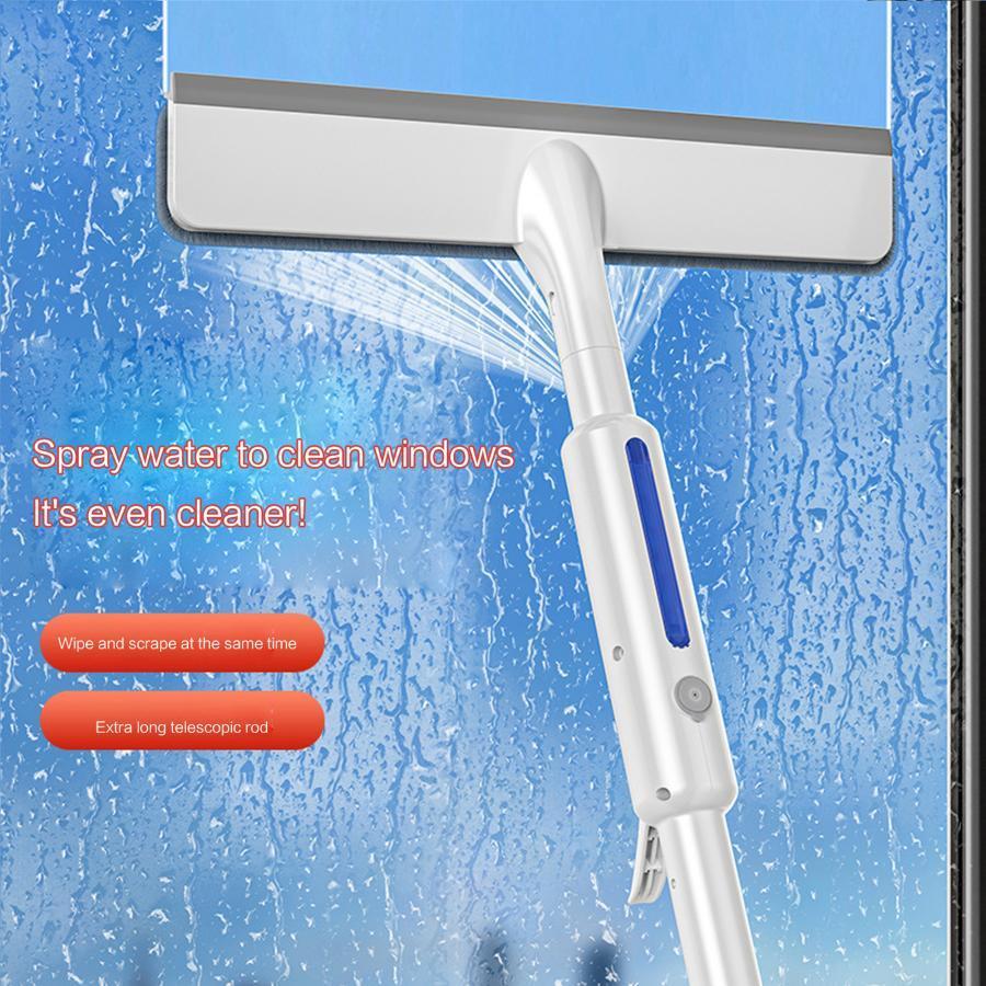 Squeegee for Window Cleaning with Spray, 3-in-1 Double-Sided Spray Expansion Window Cleaner, Squeegee for Glass Window