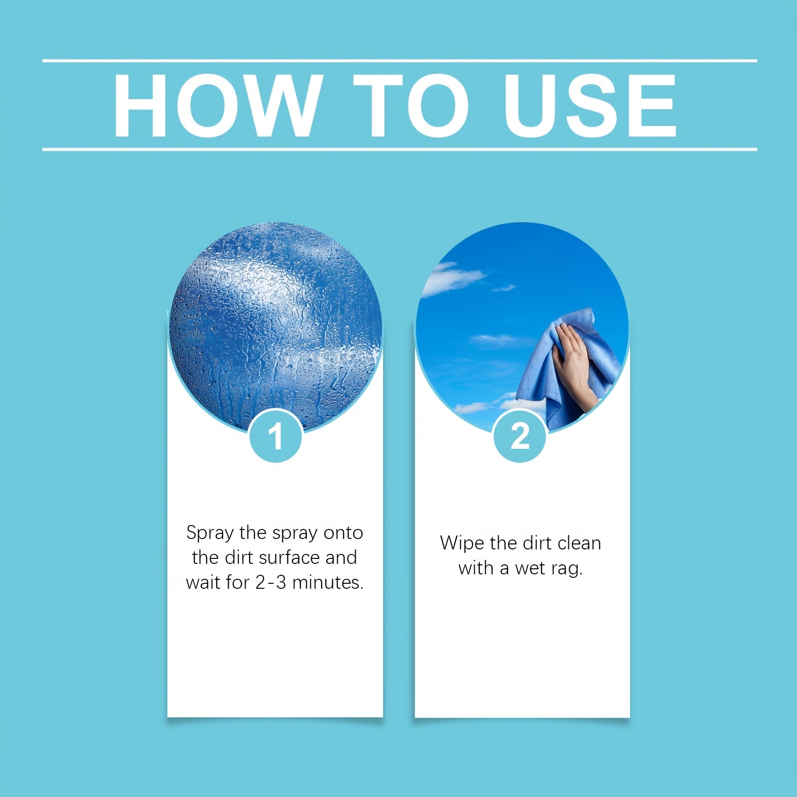 Large Capacity 6.76oz Mint-flavored Glass Stain Remover Deeply Cleans The Glass, Making It Crystal Clear And Bright. It Is Suitable for Bathrooms And Doors And Windows. Just Spray And It Will Clean Thoroughly, Removing Stains In All Aspects