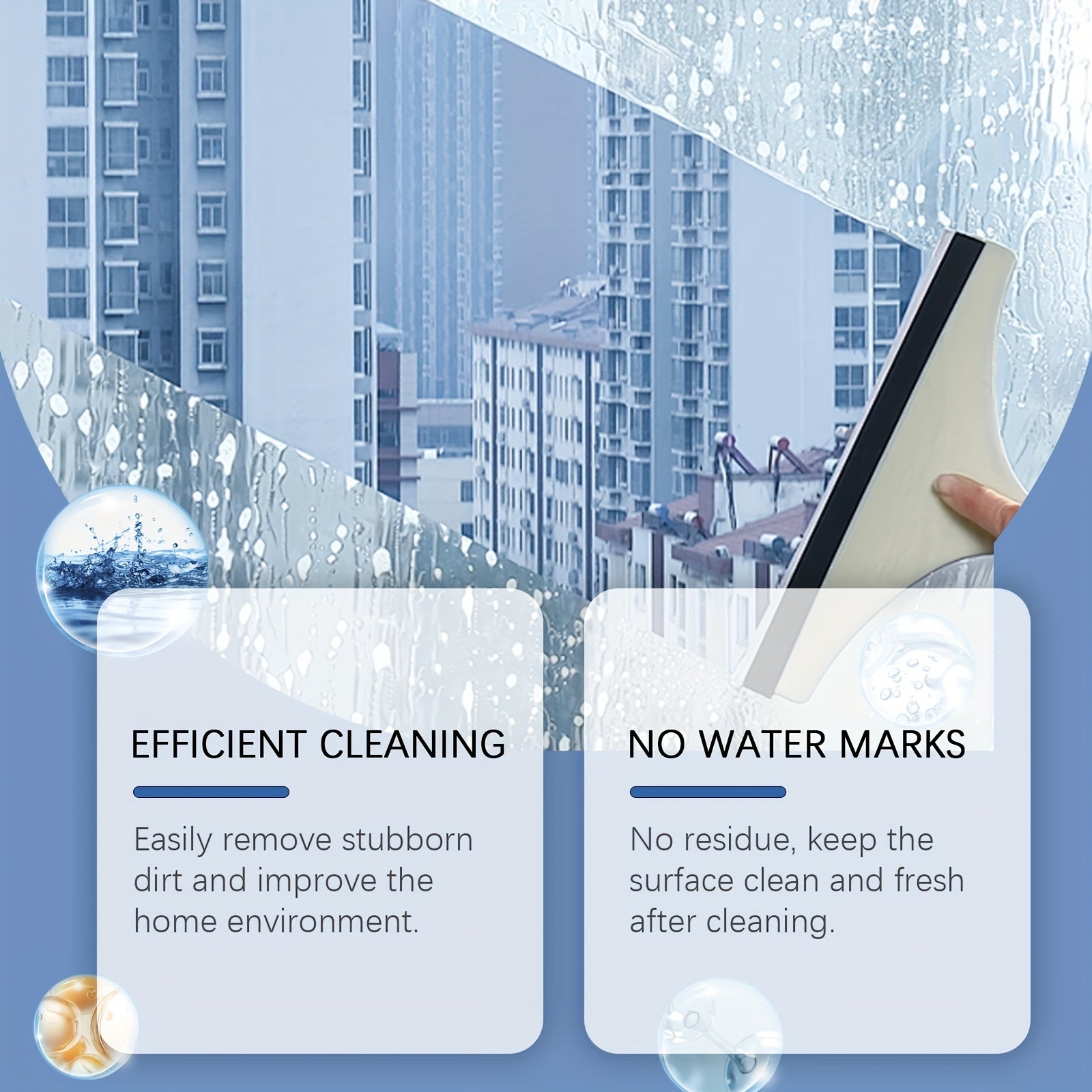 2pcs Glass Cleaner, Multi-functional Glass Cleaning, Oil And Stain Removal, Household Glass Mirror Cleaning Spray