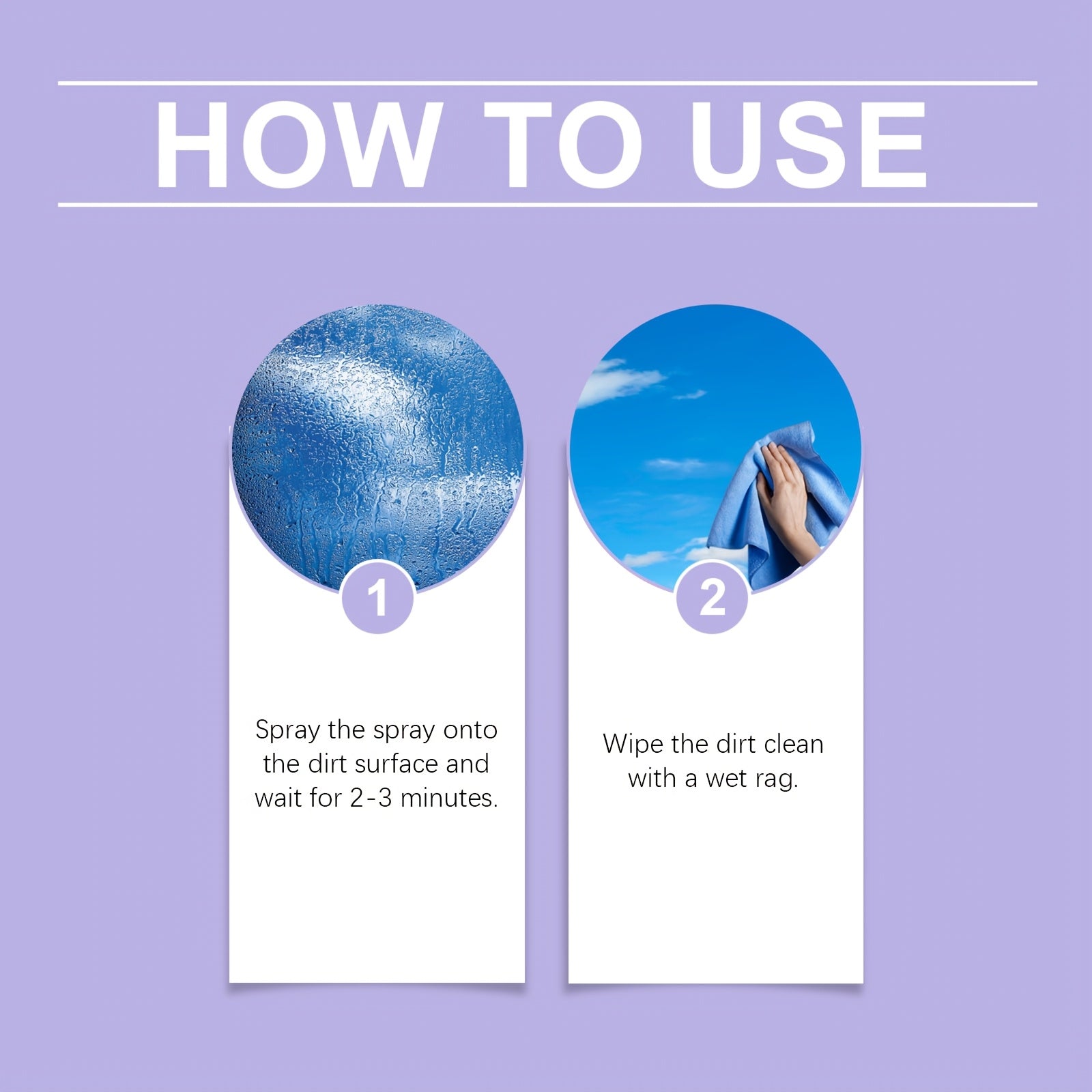 4pcs Lavender-scented Glass Cleaner, A Multi-functional Household Cleaner for Cleaning Dirt, Removing Oil Stains And Cleaning Glass 6.76oz