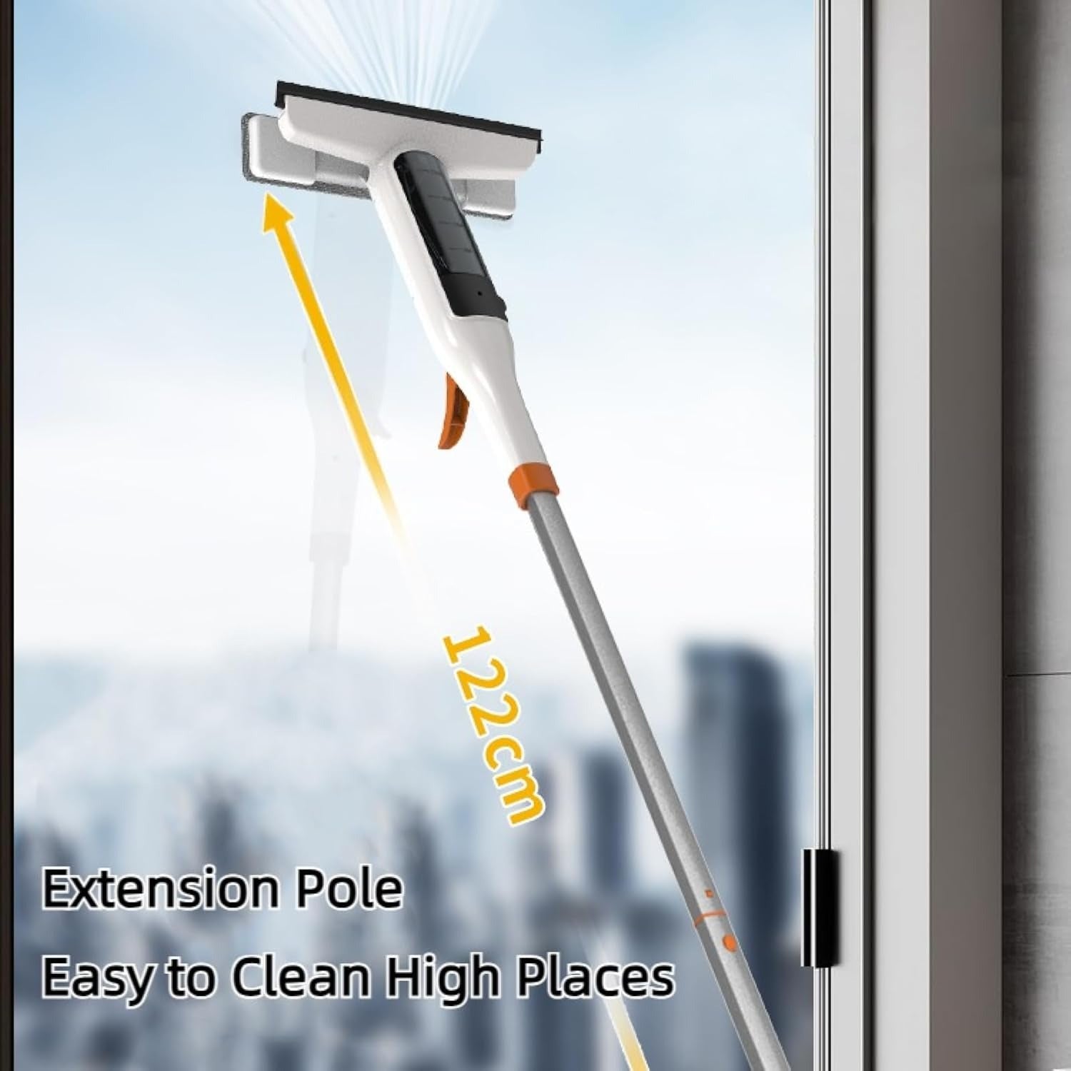 Versatile Glass Cleaning Featuring a Scraper, Designed for Mopping Floors And Cleaning Windows