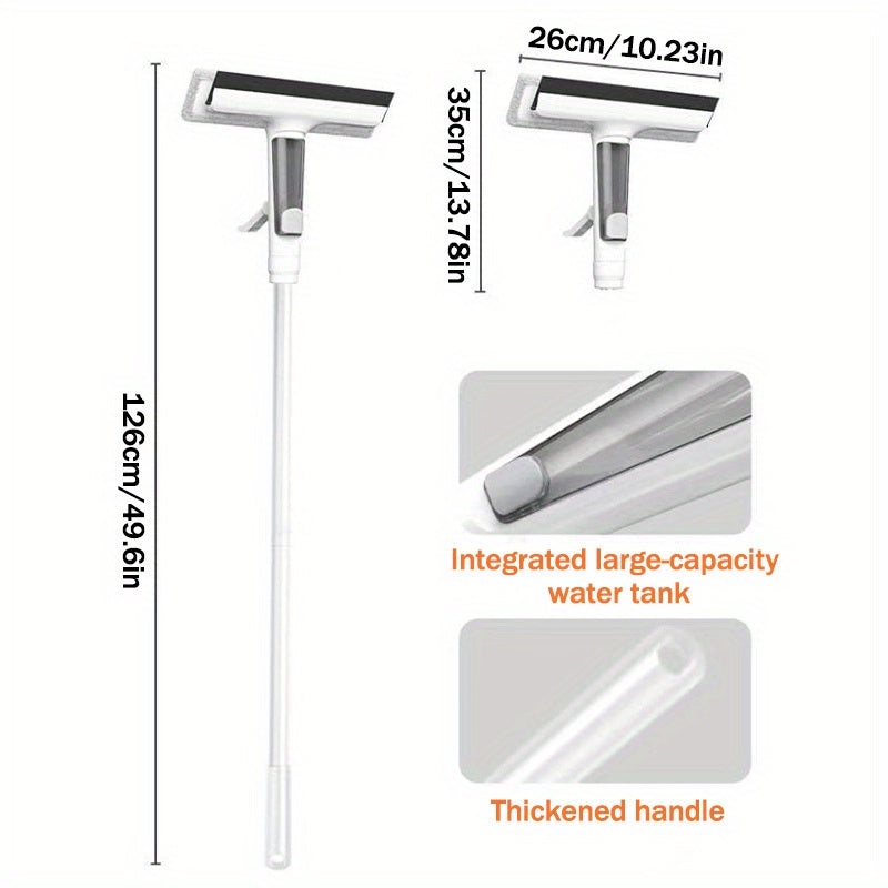 Thanksgiving Home Glass Cleaning Tool: Window Cleaner with Spray, Includes Cloth and Scraper, Window Cleaning Tool, Window Cleaning Brush, Window Scraper Cleaner, Glass Cleaner, Window Cleaning Kit, Home Cleaning Supplies, Streakfree Cleaning