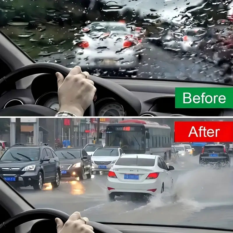 Effective Glass Oil Film Remover • 4Set 100ml Bottle • Streak-Free Shine