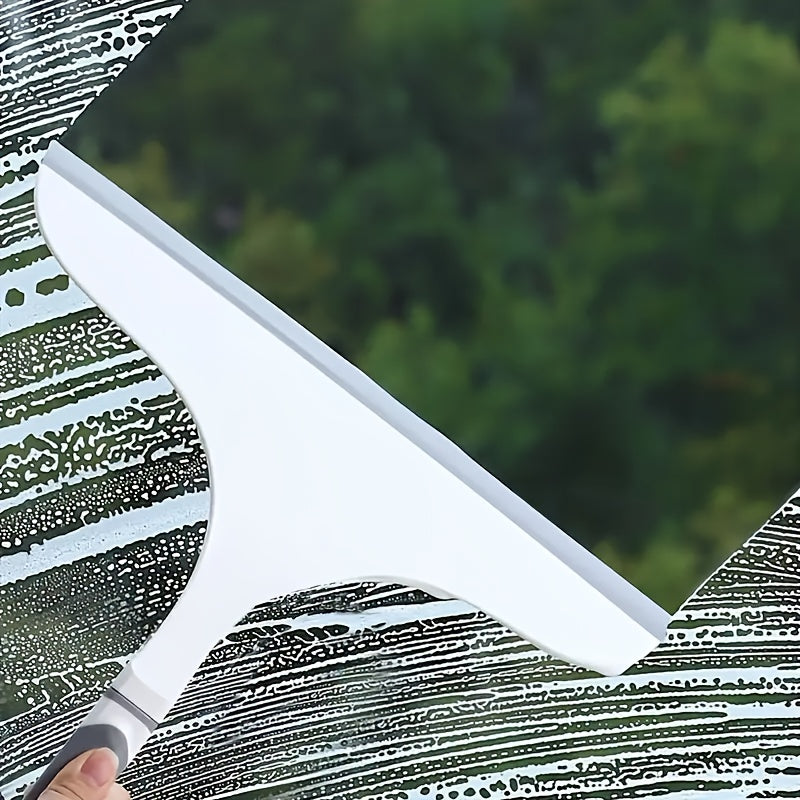 2pcs Handheld Glass Cleaning Scraper - Durable Plastic Window and Shower Door Scraper with Ergonomic Handle for Effortless Cleaning in Kitchen, Bathroom, Bedroom, and Outdoor Use, Bathroom Cleaning Tools