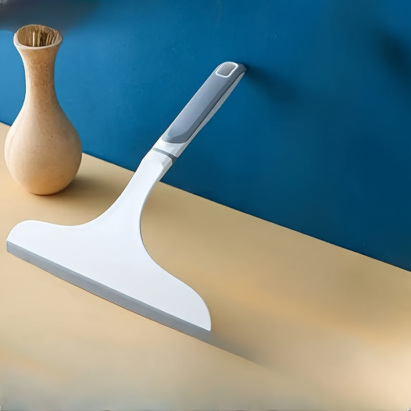 2pcs Handheld Glass Cleaning Scraper - Durable Plastic Window and Shower Door Scraper with Ergonomic Handle for Effortless Cleaning in Kitchen, Bathroom, Bedroom, and Outdoor Use, Bathroom Cleaning Tools