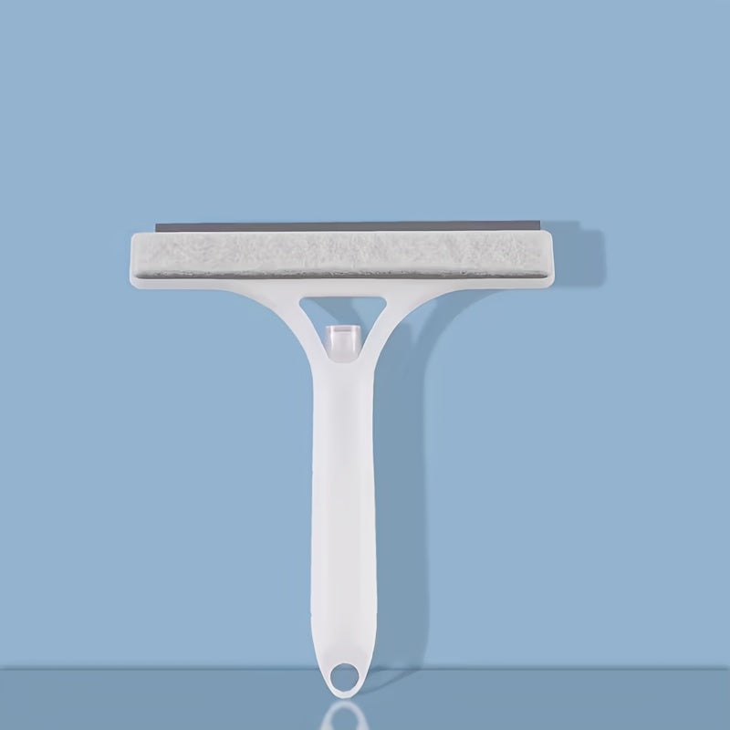 Car Windshield, Living Room, Bedroom, Kitchen, And Multi-functional Window Cleaner - Scraper for Shower, Tile, Mirror, Car Cleaning Tools - Glass Wiping Artifact, Bathroom Mirror Brush, Three-in-one Window Wiper, Bathroom Scraper Cleaning Tool