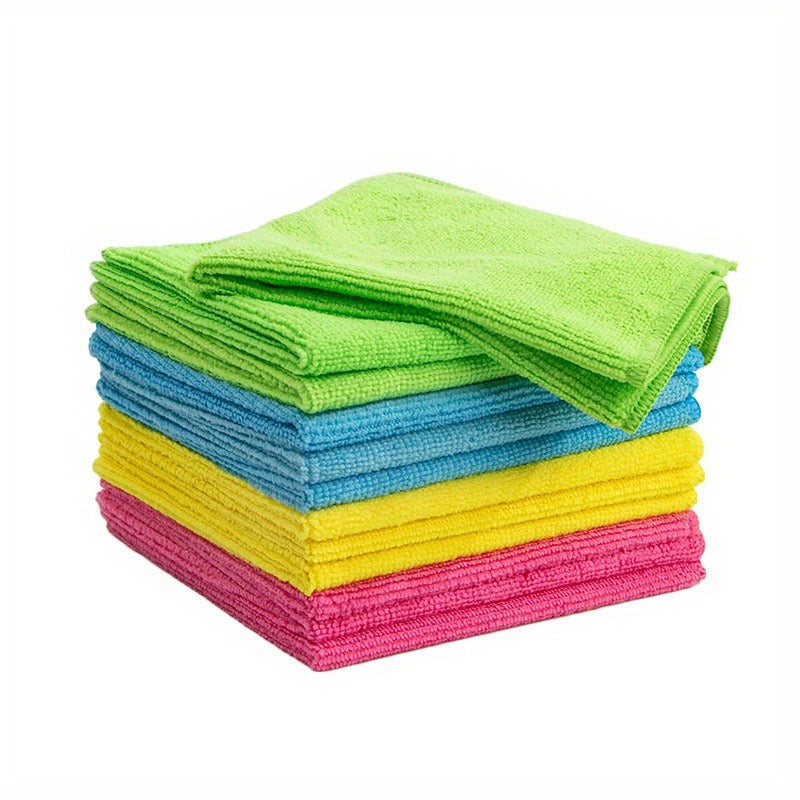 Ultra-Fine Microfiber Cloths 4pcs Ultra-Fine Microfiber Cloths - Highly Absorbent, Multi-Purpose, Stripe-Free - Perfect for Kitchen And Bathroom Surfaces